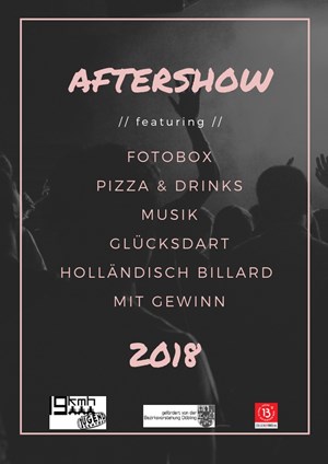 After Show Party Flyer hinten