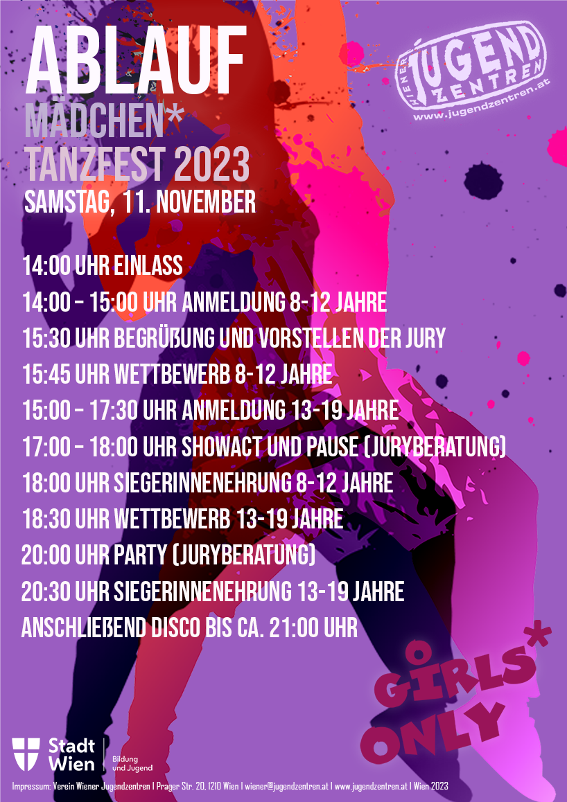 Mädchentanzfest 2023 Programm