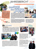 Titelseite des Jahresberichts 2024