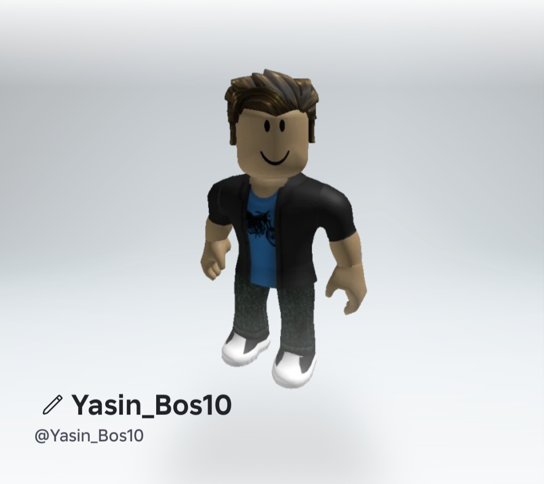 Screenshot von Roblox Spiel, Charakter Yasin