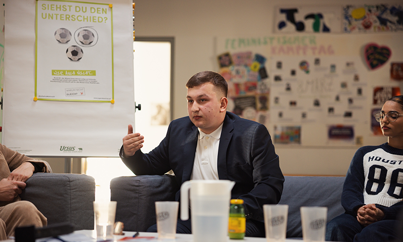 Witold beim Mediengespräch zur Initiative Wahlrecht.