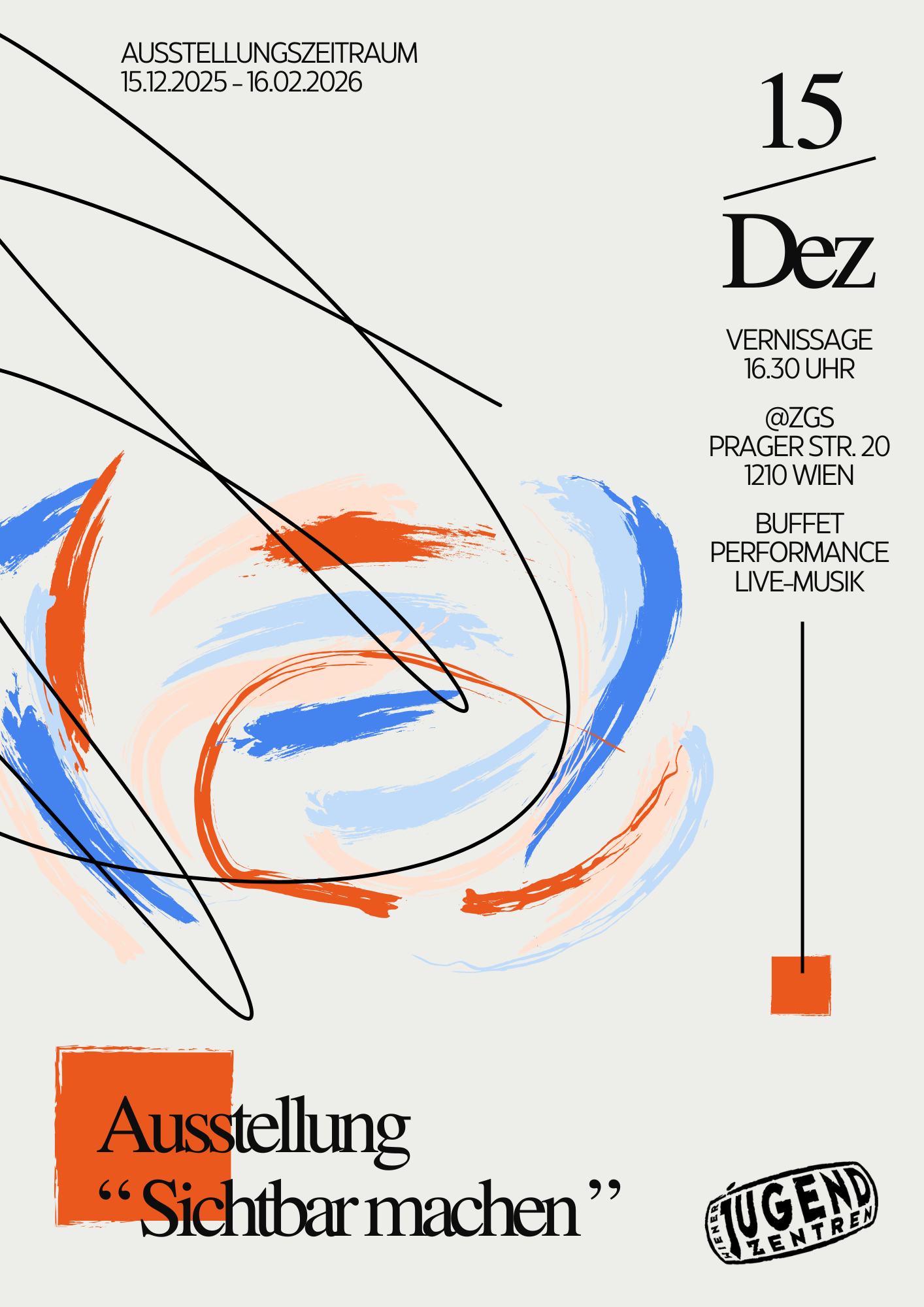 Plakat für die Austellung