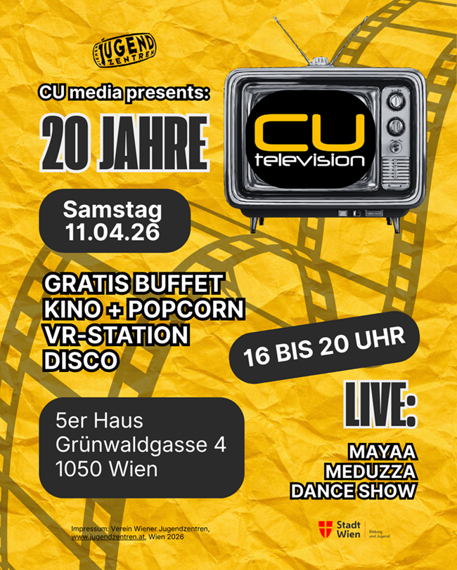 Flyer 20 Jahre CU media Fest