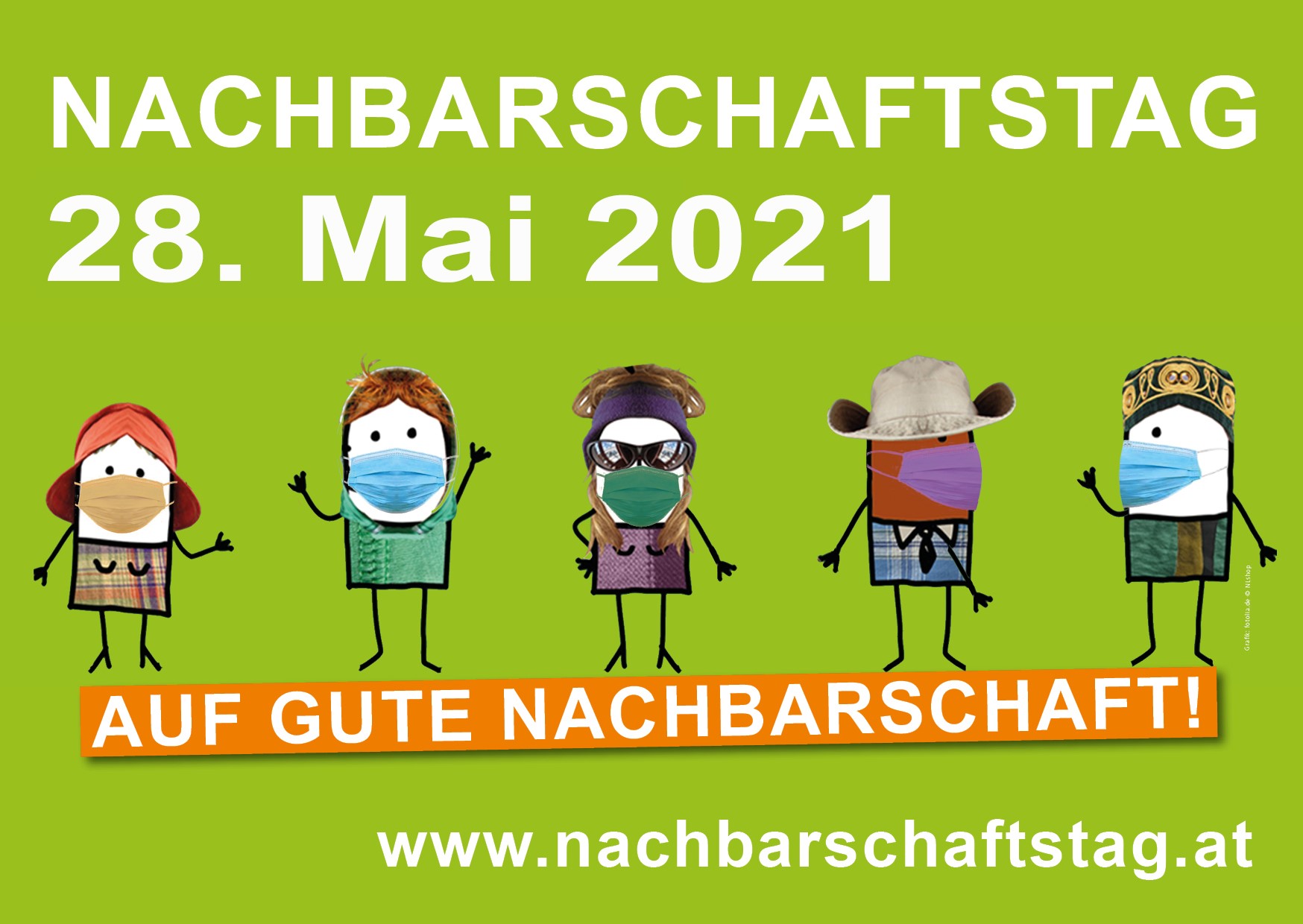 Plakat vom Nachbarschaftstag 2021 